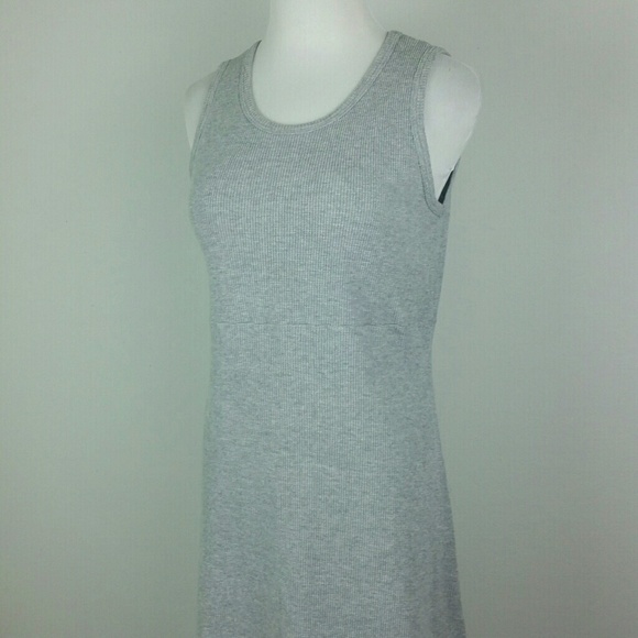 REAL COMFORT l Gray Thermal Tank Maxi Dress B1 - Picture 1 of 6